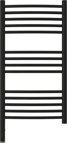 Полотенцесушитель электрический Сунержа Богема 3.0 40х80 см левый черный матовый - фото 2