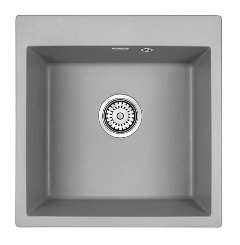 Мойка для кухни Paulmark Praktisch 51 см серый металлик - фото 7