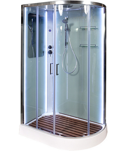 Душевая кабина Deto A 120х80 см с крышей - фото 1