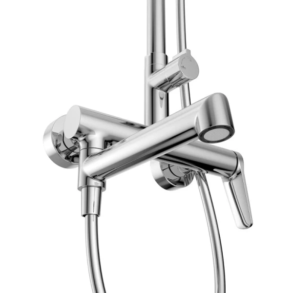 Душевая стойка BelBagno Unique хром UNIQUE-VSCM-CRM (детальная фотография), в наличии
