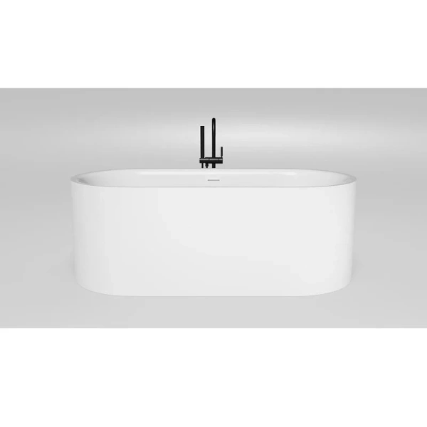 Ванна из искусственного камня Salini Perla 1049201M, 170 х 80 см, белый матовый (детальная фотография), отдельностоящие