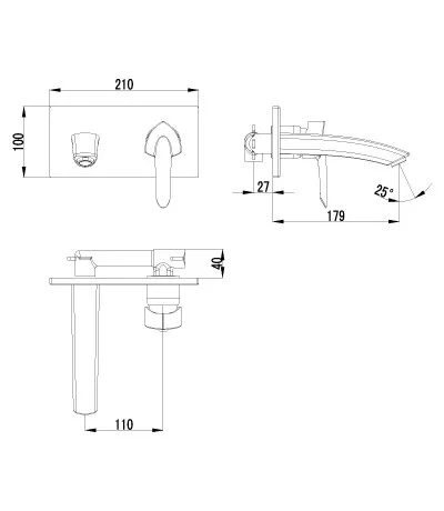 Смеситель для раковины Lemark Mars LM3526C (детальная фотография), для раковины