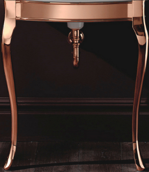 Консоль под раковину Devon & Devon Lady золото светлое DELADYOT (детальная фотография)