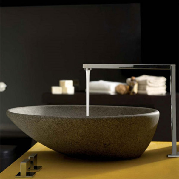 Раковина накладная, цвет Peperino Grigio, Globo Le Pietre LAT50.PG (детальная фотография), по запросу