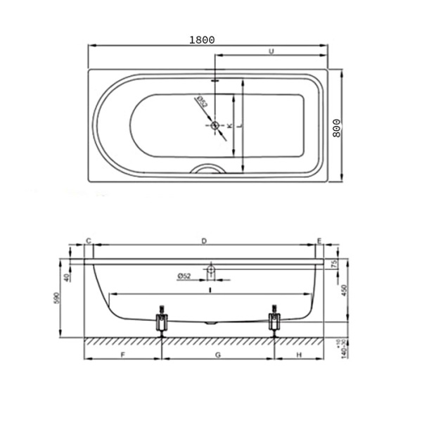 Схема (детальная фотография), без гидромассажа, большие