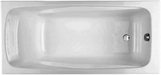 Ванна чугунная Jacob Delafon Repos 170х80 см без отверстий для ручек, антискользящее покрытие
