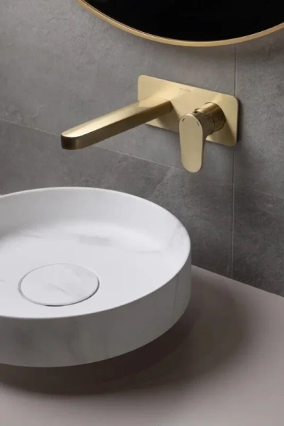 Раковина Boheme Corian 40 см calacatta 801-CLCT (детальная фотография), 40 см