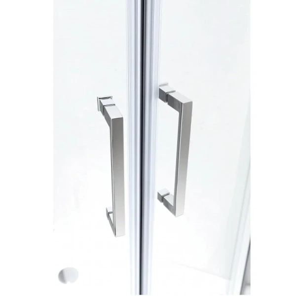 Душевой уголок Cezares Molveno 120х100 см стекло рифленое MOLVENO-RH-2-120/100-P-Cr (детальная фотография), 120x100