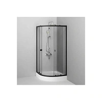 Душевой уголок Am.Pm X-Joy 80x80 см черный профиль