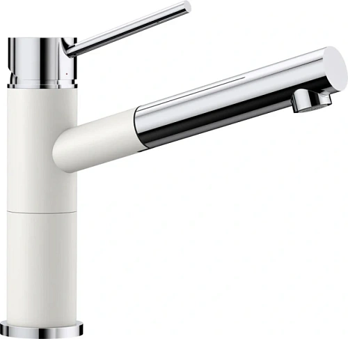 Смеситель для кухни белый Blanco Alta-S Compact - фото 2