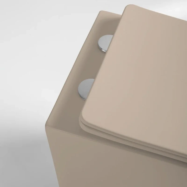 Унитаз подвесной Vincea Globo капучино матовый VT1-14SMC (детальная фотография), фарфор, керамика