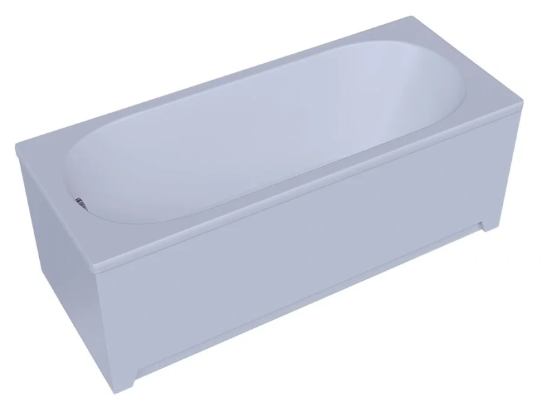 Ванна акриловая Акватек Оберон 170x70 см вклеенный каркас слив слева OBR170-0000038 (детальная фотография), акриловые