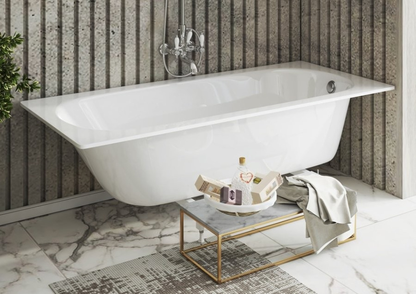 Ванна из литьевого мрамора Эстет Честер Slim 180x80 см белая ФР-00015339 (детальная фотография), прямоугольные