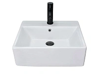 Раковина GID Geometrico N9145 46 см накладная белая