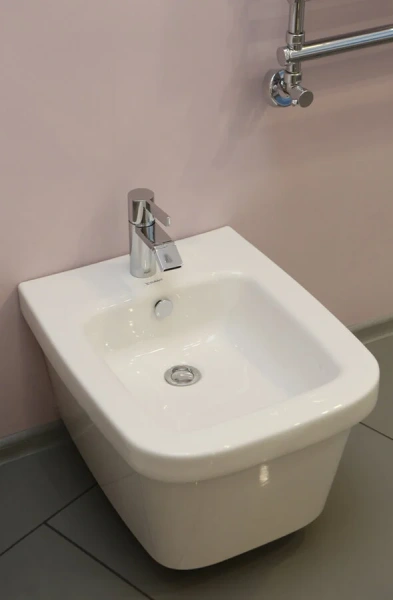 Биде подвесное Duravit Esplanade белое 2265100000 (детальная фотография), современные, hi-tech