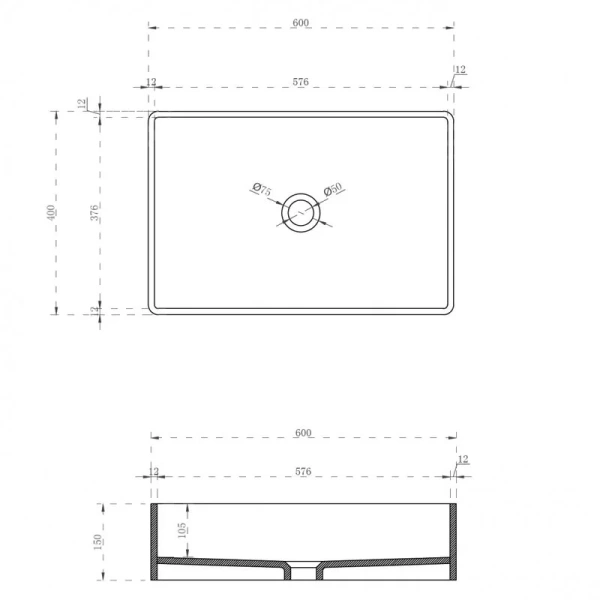 Раковина Abber Kristall 60 см синяя AT2803Saphir (детальная фотография), современные, hi-tech