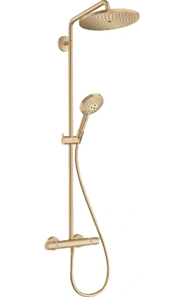 Душевая стойка Hansgrohe Croma Select S шлифованная бронза 26890140 (детальная фотография)