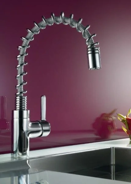 Смеситель для кухни Kludi Bingo Star хром 428550578 (детальная фотография), современные, hi-tech