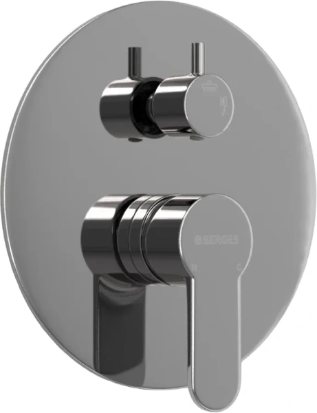Душевой комплект BERGES Nardis хром сильвер 071003 (детальная фотография), в наличии