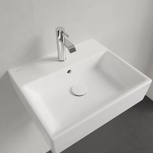 Раковина накладная Villeroy & Boch Memento 51335G, 51335L (детальная фотография), керамические