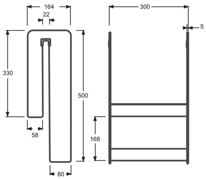 Полка для душевых принадлежностей Jacob Delafon Bain-Douche Malice белая E6D070-00 (детальная фотография), современные, hi-tech