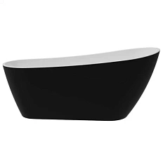 Ванна акриловая Delice Riviera 170х74 см черная матовая