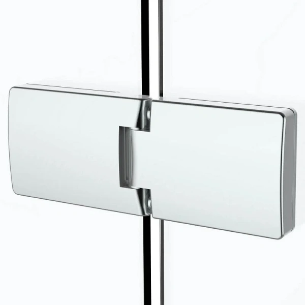 Душевой уголок Black&White Stellar Wind 100x100 см профиль хром стекло прозрачное 7011010 (детальная фотография), с низким поддоном