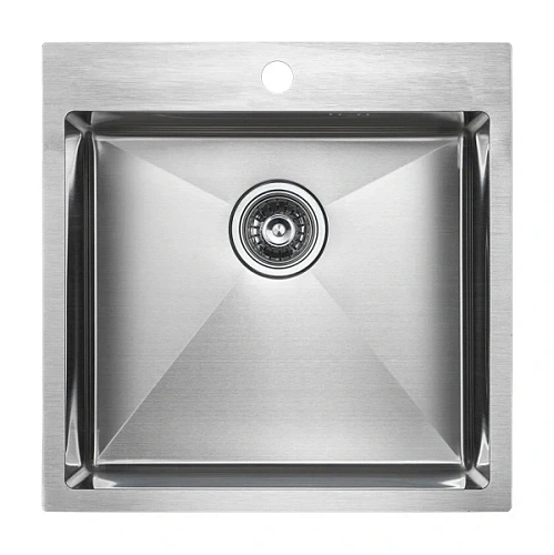 Мойка для кухни Paulmark Kroner 51 см нержавеющая сталь - фото 1