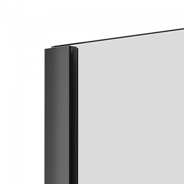 Душевая перегородка Berges Sky Black 90 см прозрачное стекло, профиль черный 064009 (детальная фотография), 90 см