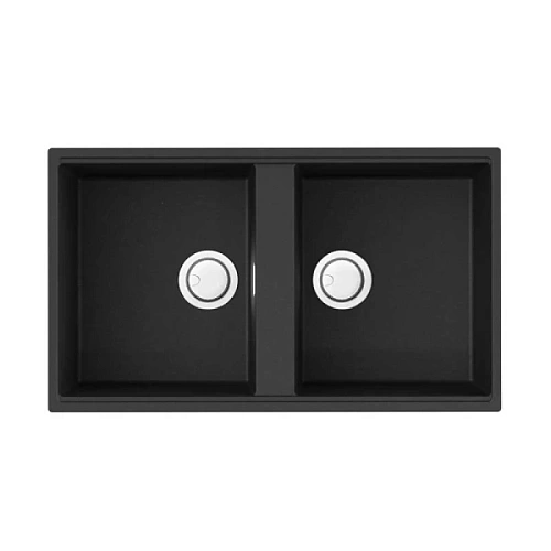 Мойка для кухни Omoikiri Kitagawa 83-2-U-GB 83 см графит - фото 2