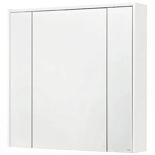 Зеркальный шкаф с подсветкой Roca Ronda 80 см бетон/белый матовый - фото 1