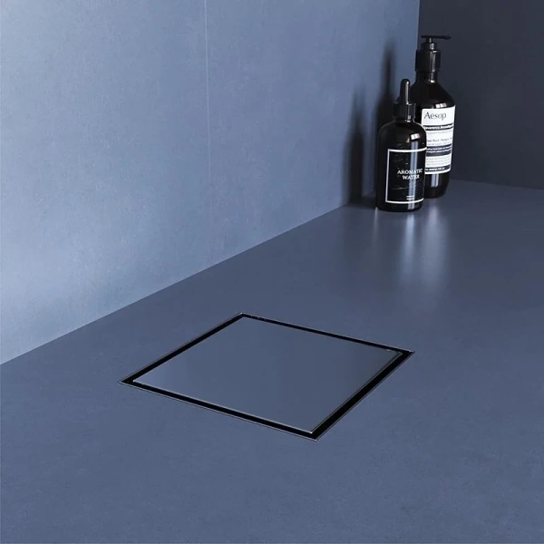 Душевой трап RGW SDR-10 см хром 79211000-01 (детальная фотография), с сухим затвором, с мокрым затвором