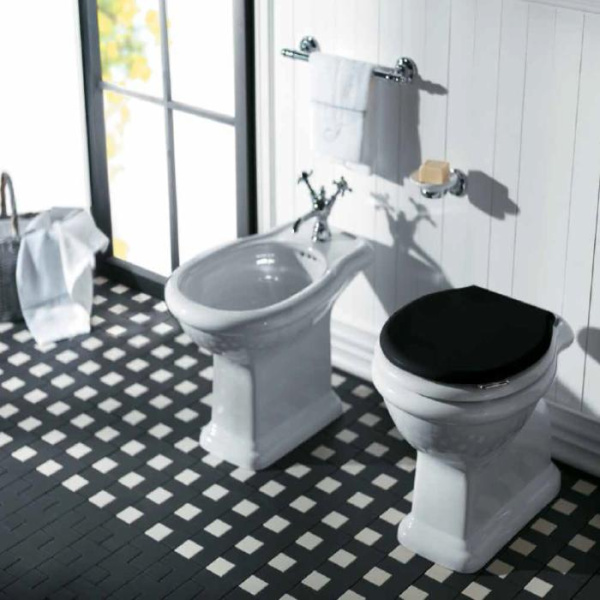 Унитаз напольный Simas Lante вертикальный слив, белый LA01 BI (детальная фотография), фарфор, керамика