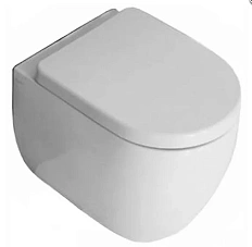 Унитаз напольный Kerasan Flo 311401 укороченный