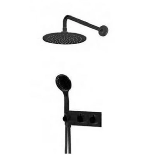 Душевой комплект Cezares черный матовый CZR-B-VDIM-T-NOP (детальная фотография)