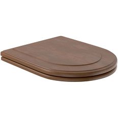 Крышка-сидение Villeroy & Boch Hommage орех с креплениями из латуни