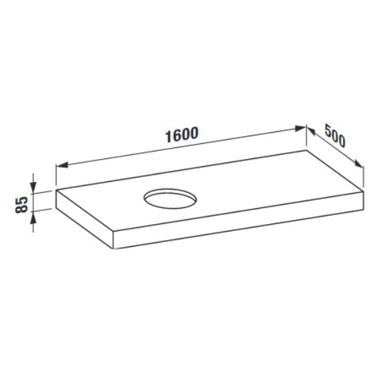 Схема (детальная фотография), накладные (на столешницу)
