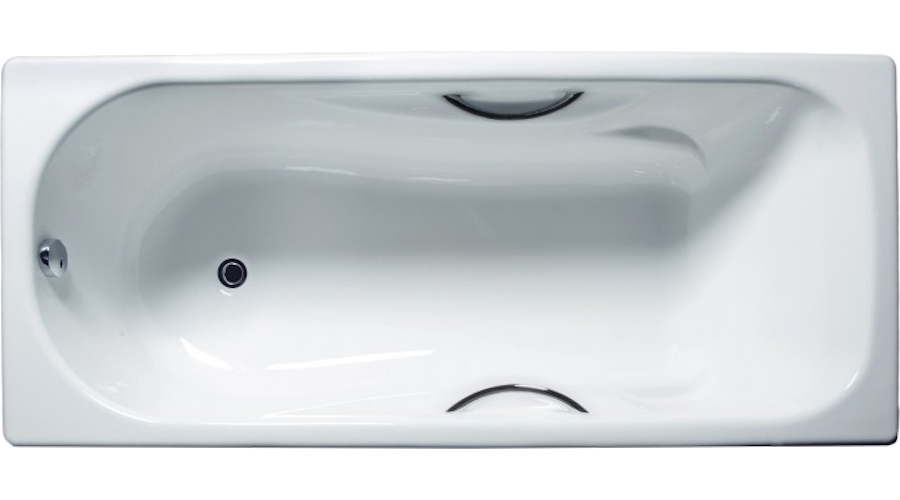 Ванна чугунная Универсал Сибирячка 180х80 см с отверстиями под ручки 150528 (детальная фотография)