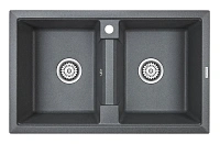 Мойка для кухни Paulmark Zwilling 81 см графит
