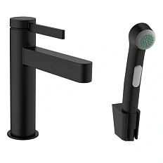 Смеситель для раковины Hansgrohe Finoris черный матовый