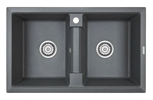 Мойка для кухни Paulmark Zwilling 81 см графит - фото 4