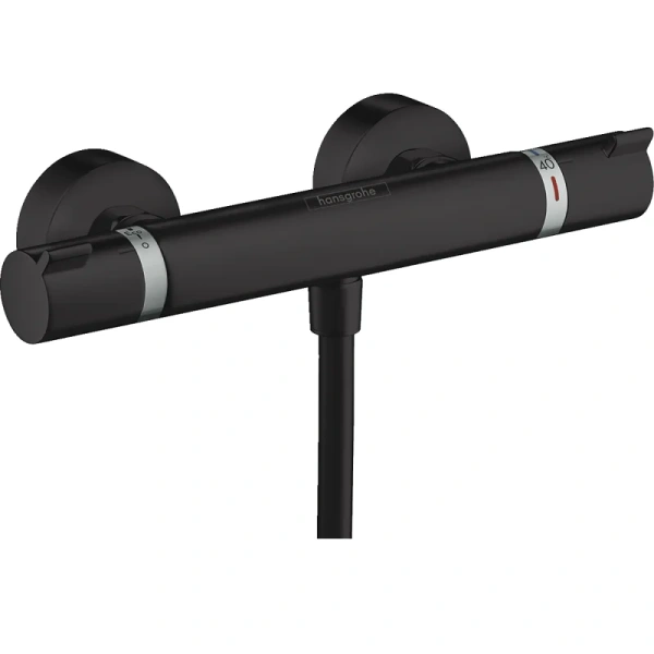 Смеситель для душа Hansgrohe Ecostat Comfort матовый черный 13116670 (детальная фотография)