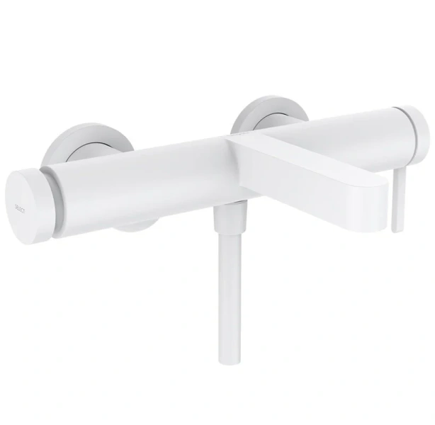 Смеситель для ванны Hansgrohe Finoris белый матовый 76420700 (детальная фотография)