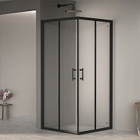 Душевой уголок RGW Passage PA-31B 80х80 см профиль черный