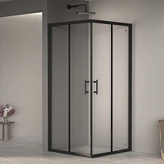 Душевой уголок RGW Passage PA-31B 80х80 см профиль черный