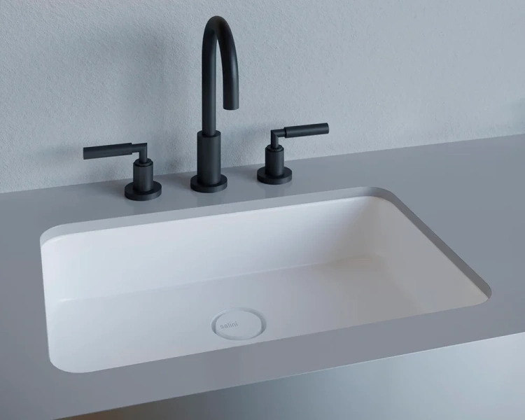 Раковина Salini Marea 09 55 см белая 1802209M (детальная фотография), современные, hi-tech