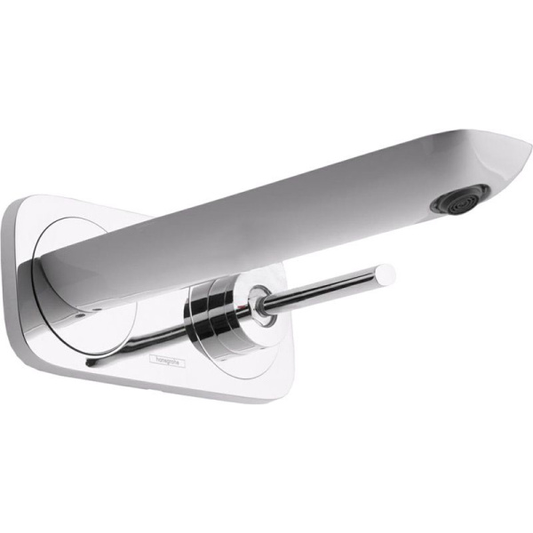 Смеситель для раковины PuraVida Hansgrohe 15085 (детальная фотография), скрытого монтажа, встраиваемые в стену