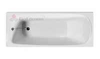 Ванна чугунная Goldman Loft LF17070, 170 х 70 см, белая