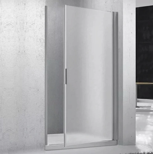 Душевая дверь в нишу Belbagno Sela 55 см стекло рифленое - фото 2