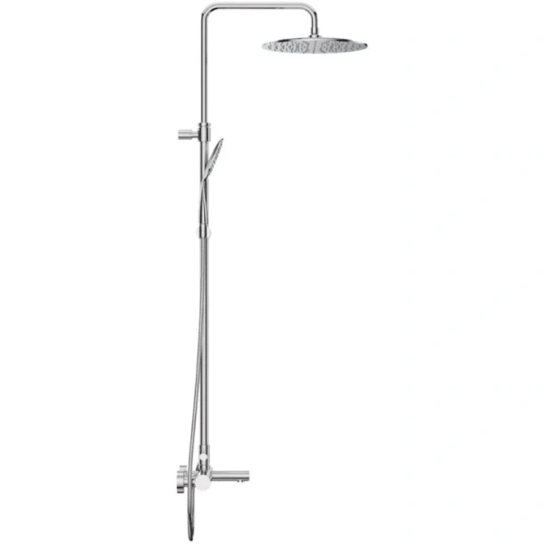 Душевая стойка Cezares Leaf хром LEAF-CVDA-30-L-01 (детальная фотография), настенные